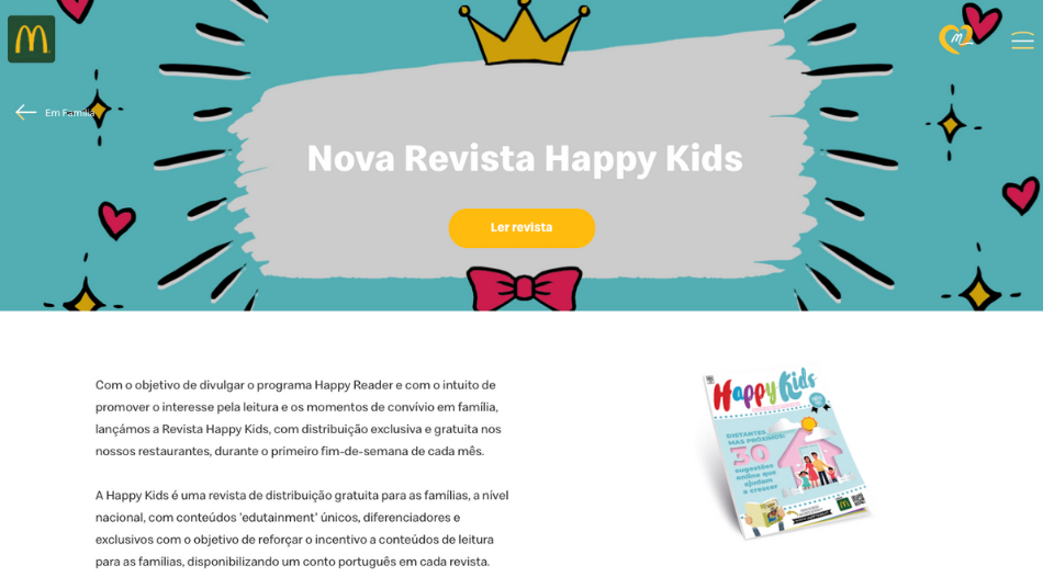 Revista Happy Kids Publicações Site Ficções Media